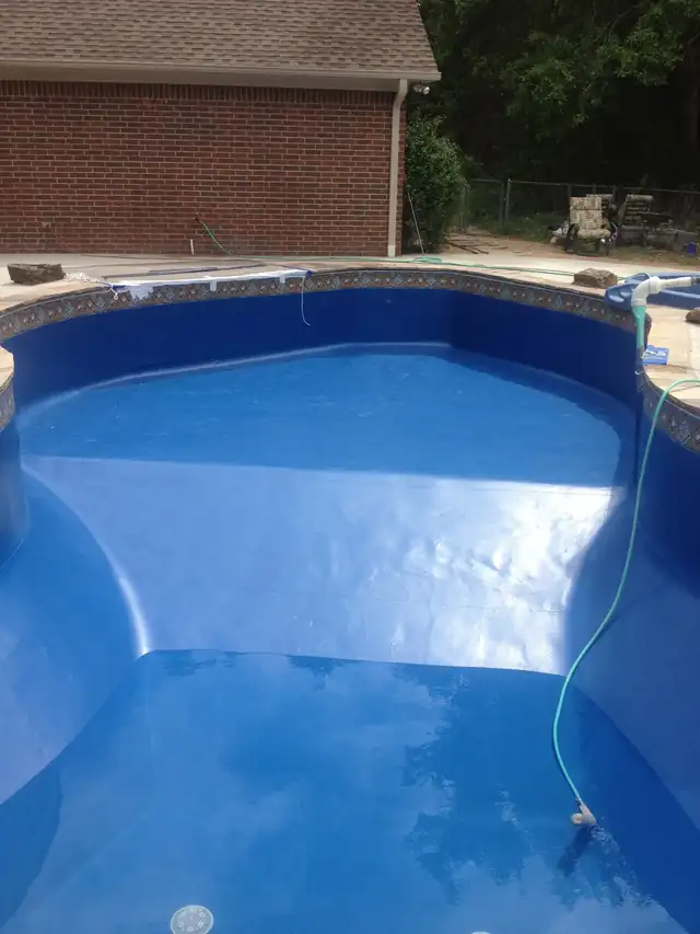 First water on a new liner